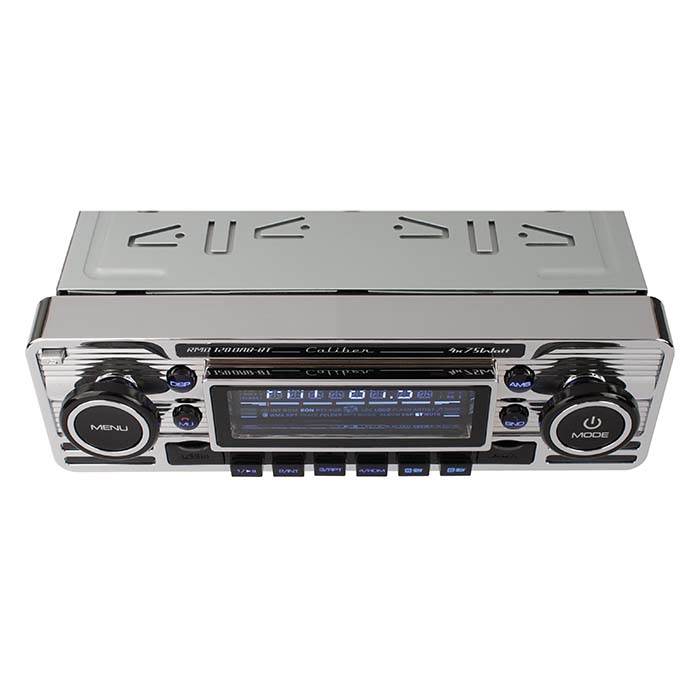 Caliber Retro Radio DAB +, Bluetooth og USB, Sølv Bilradio