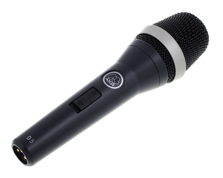 AKG D5S Dynamisk Vokal Mikrofon med afbryder Mikrofoner Mikrofoner til tale & sang