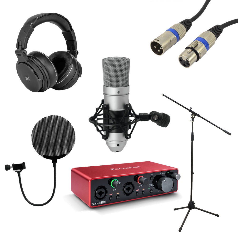 Studie pakkeløsninger SoundStoreXL.no LTC USB Mikrofon Pakke Studio bundle packs SoundStoreXL.no