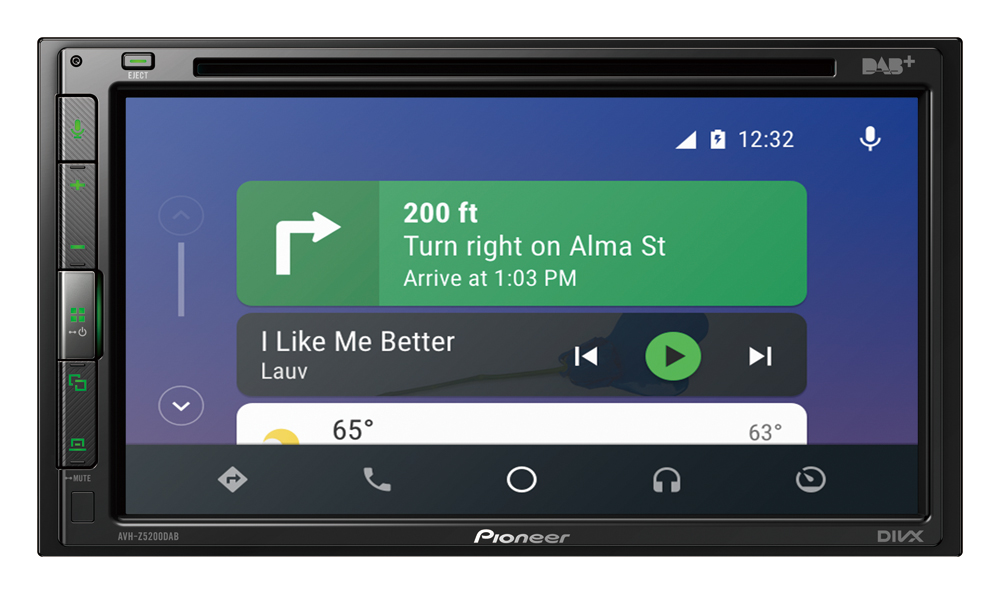 Pioneer AVHZ5200DAB multimediaafspiller med Apple CarPlay, Android
