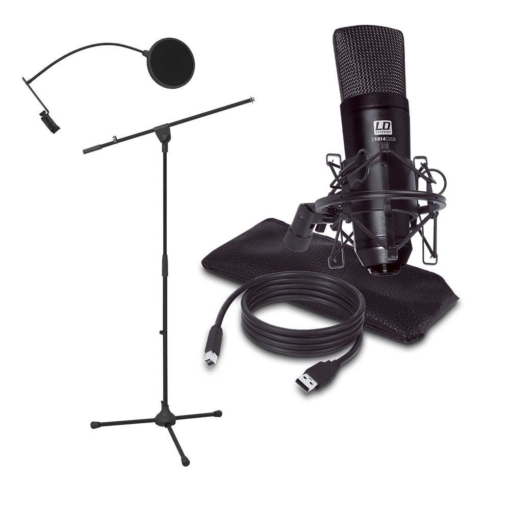 LD Systems PODCAST 2 Studio mikrofonsett USB mikrofoner LD Systems PODCAST 2 Studio mikrofonsett USB mikrofoner