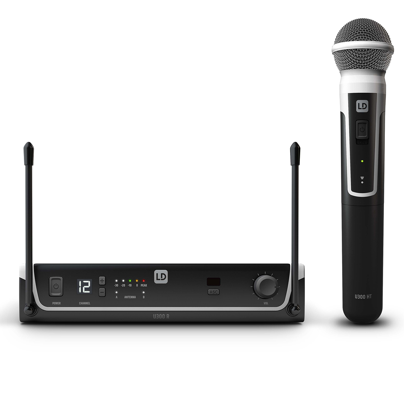 U308 HHD Trådløs dynamisk håndholdt mikrofon Håndholdt Håndholdt mikrofonsett SoundStoreXL.no