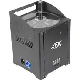 AFX W15 Trådløs RGBAW LED Lampe Sort Batteri lamper AFX W15 Trådløs RGBAW LED Lampe Sort Batteri lamper
