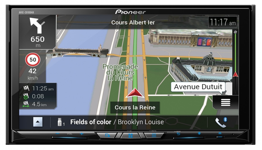 Pioneer AVICZ830DAB Navigation, Bluetooth, Trådløs Apple CarPlay