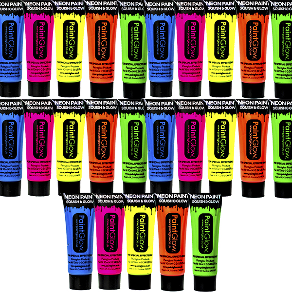 UV body & facepaint for 25 persons Til ansigtet UV body & facepaint for 25 persons Til ansiktet