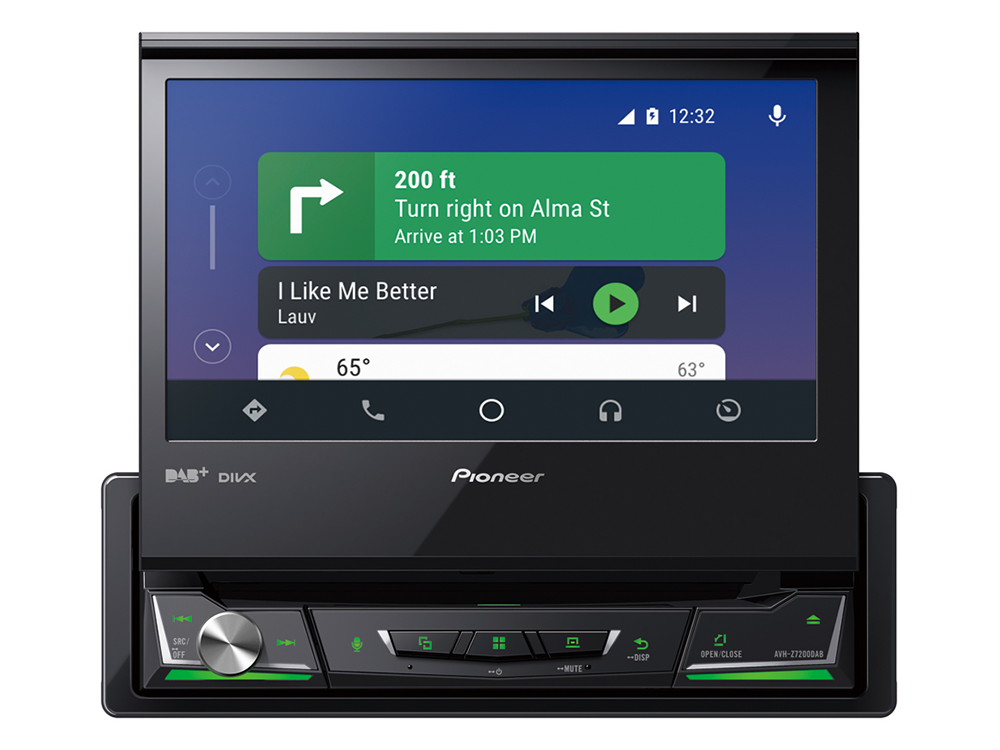 Pioneer AVHZ7200DAB Apple CarPlay, Bluetooth og USB Apple CarPlay