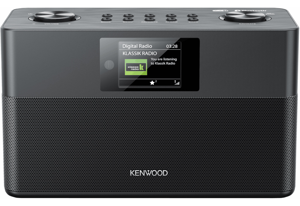Kenwood ST80DABB BT, Sort DAB+ Radio