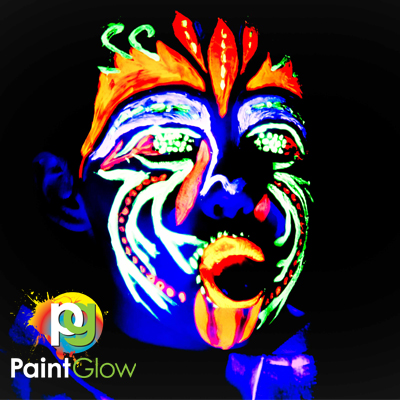 UV body & facepaint for 25 persons Til ansigtet UV body & facepaint for 25 persons Til ansiktet