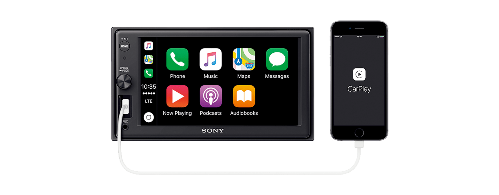SONY XAVAX1000 Bluetooth/AppleCarplay 2DIN Bilstereo