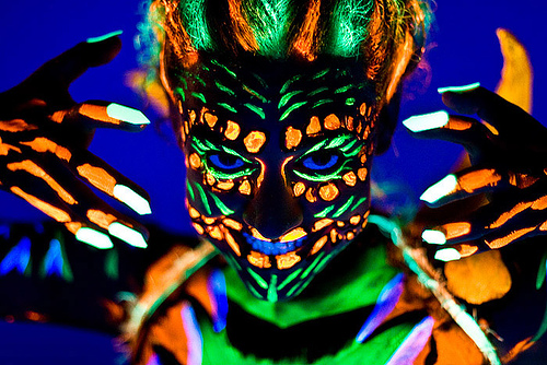 UV body & facepaint for 25 persons Til ansigtet UV body & facepaint for 25 persons Til ansiktet