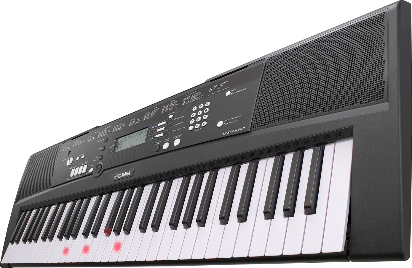 Yamaha EZ220 keyboard, pakke Keyboard Yamaha digitalt keyboard EZ 220 DJ utstyr og